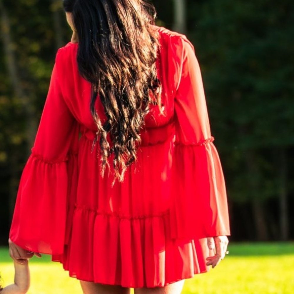 Red dress